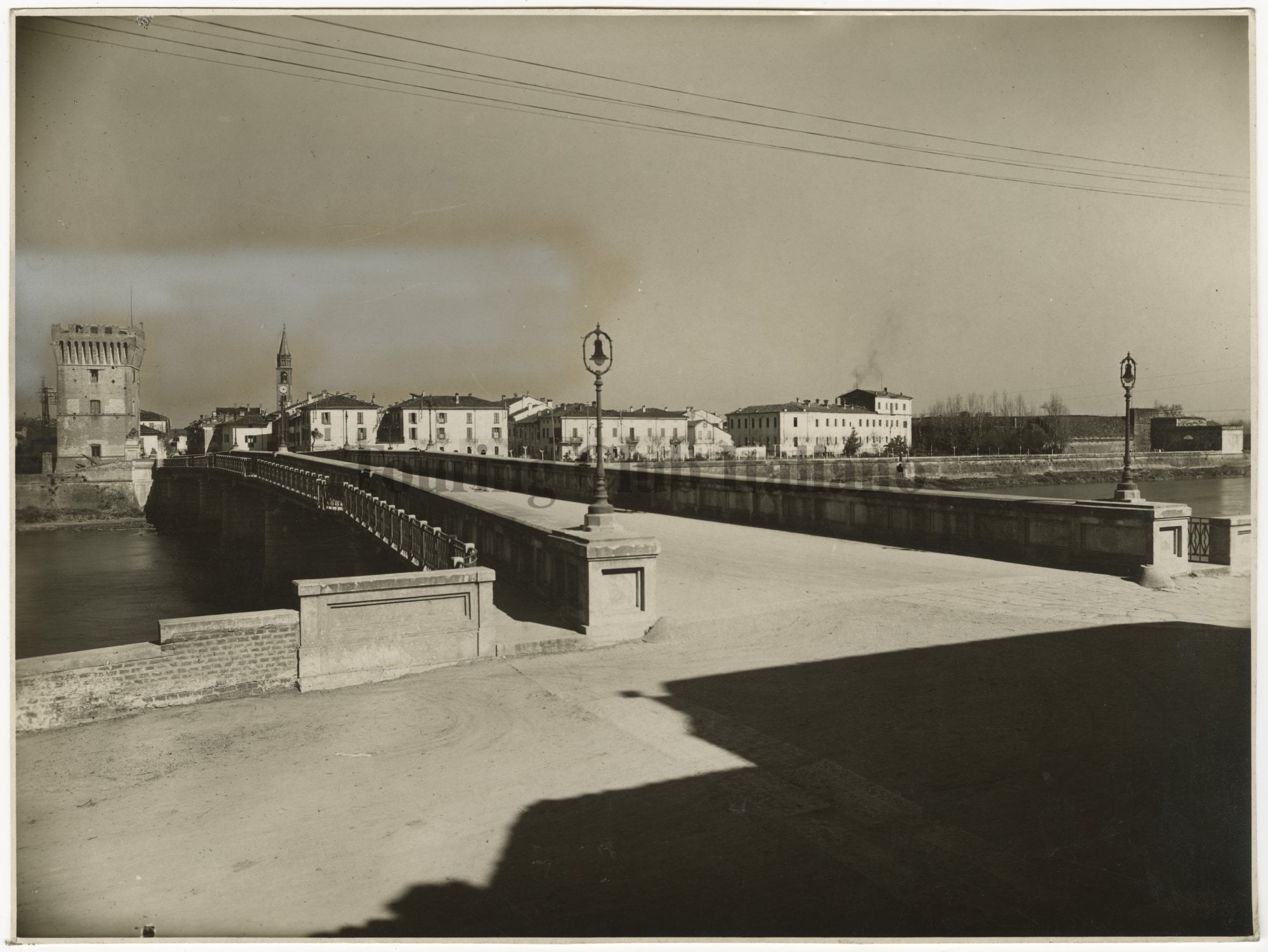 Veduta di Pizzighettone, 1930