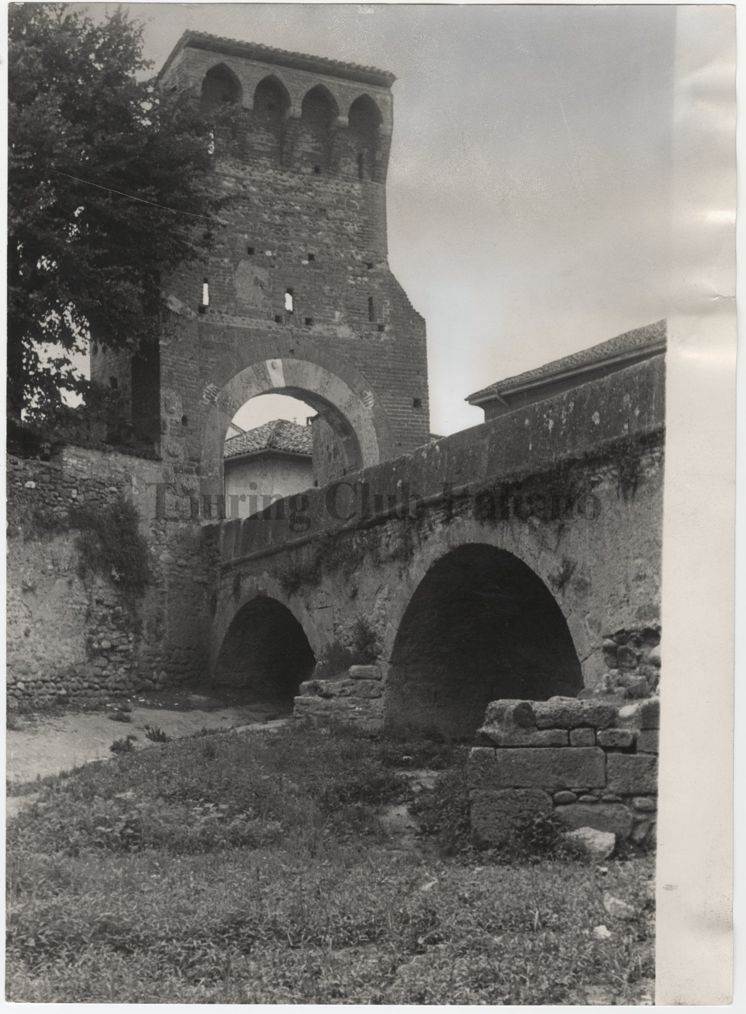 Il ponte di San Rocco sul Molgora a Vimercate, 1950