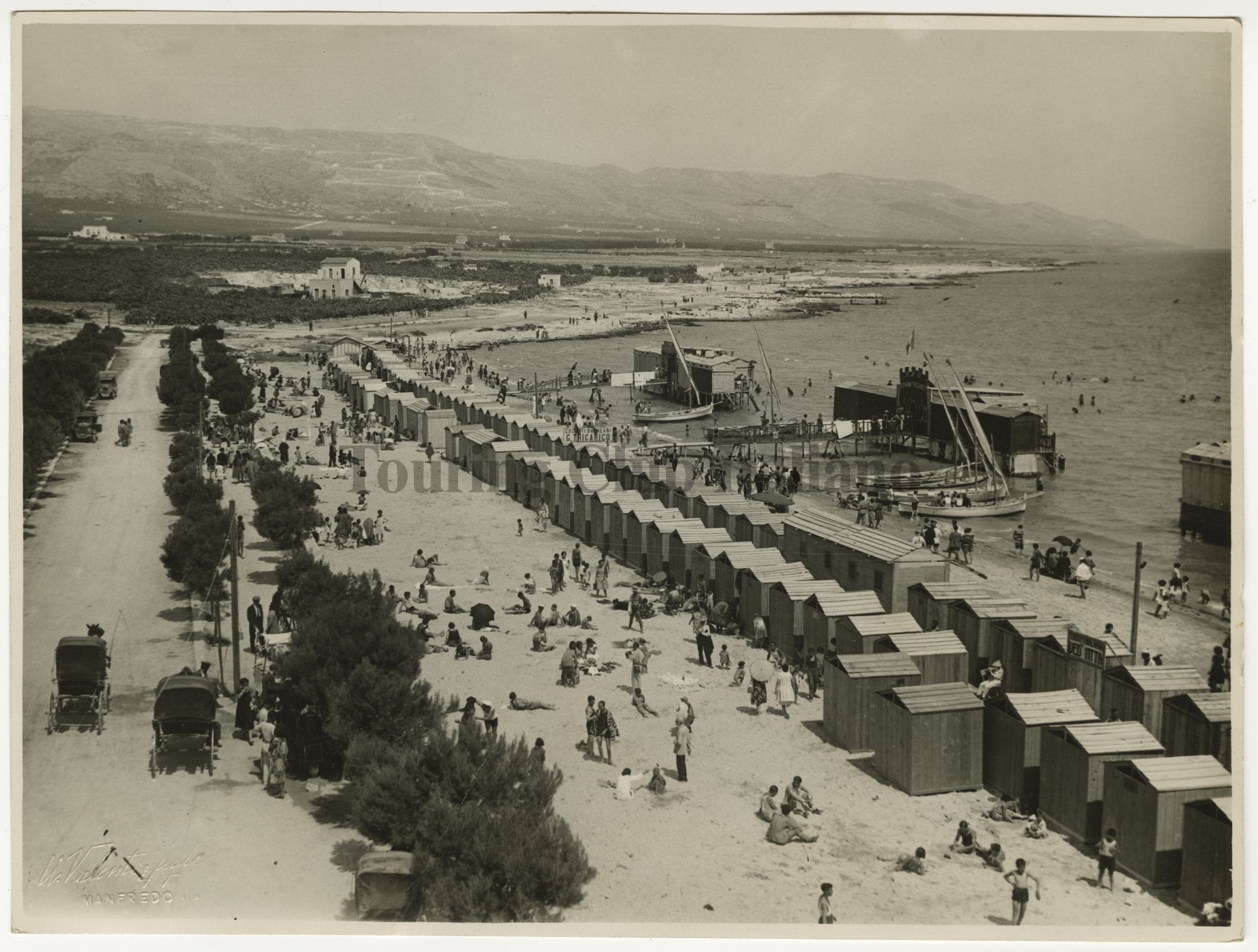 Veduta del litorale di Manfredonia, [ca. 1910]