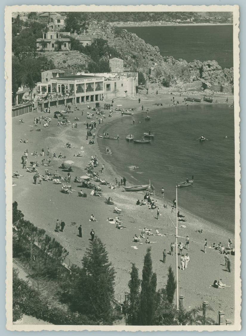 La spiaggia di Taormina, ca. 1930