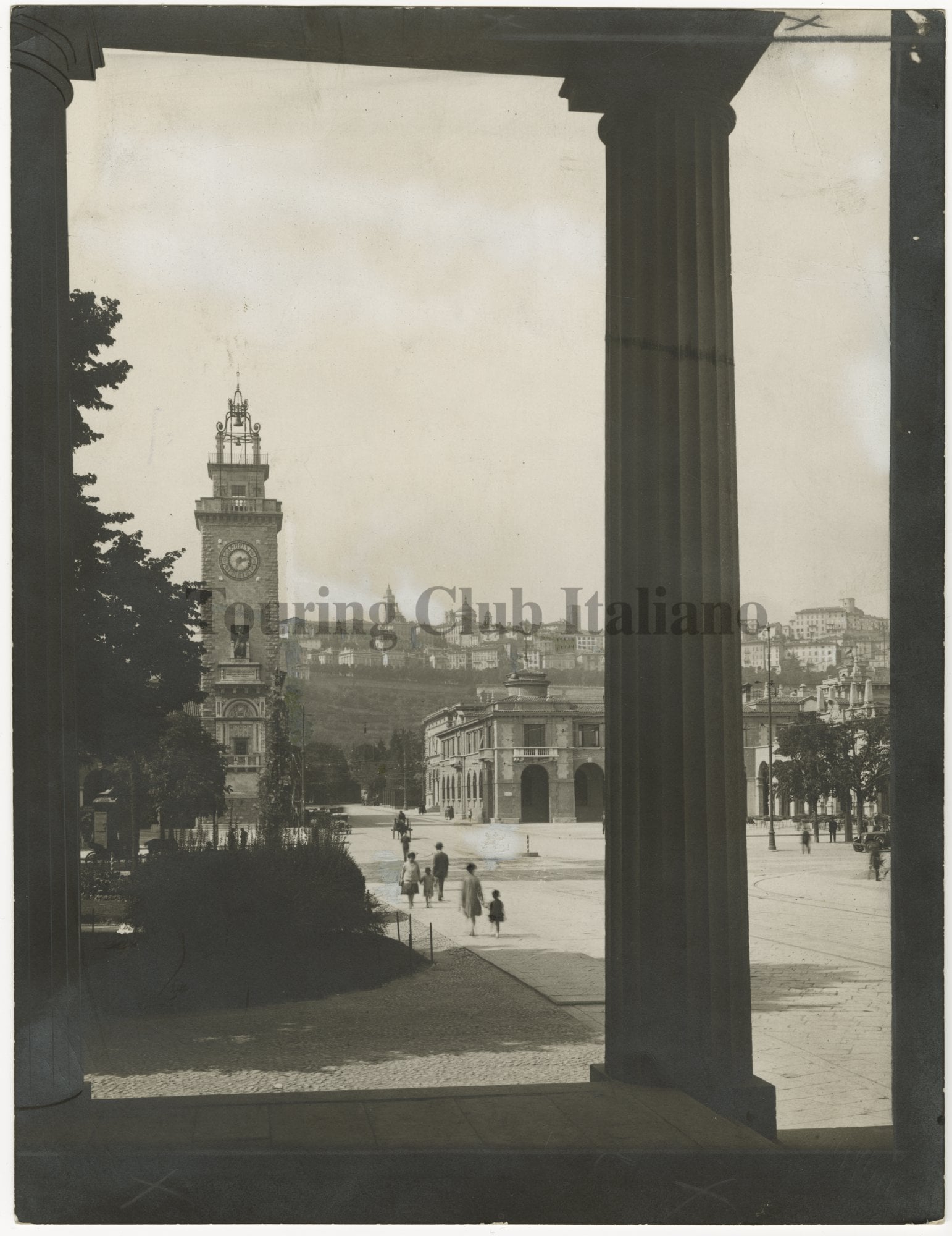 Veduta di Bergamo, 1920