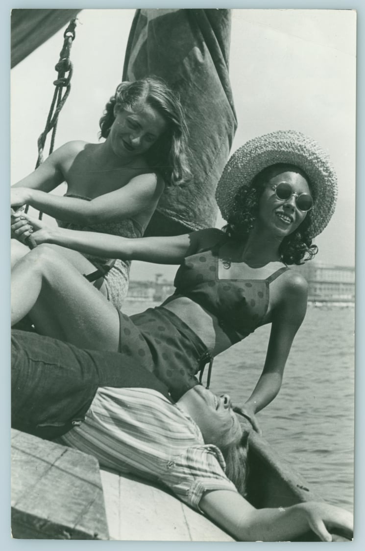 In barca a Viareggio, ca. 1940