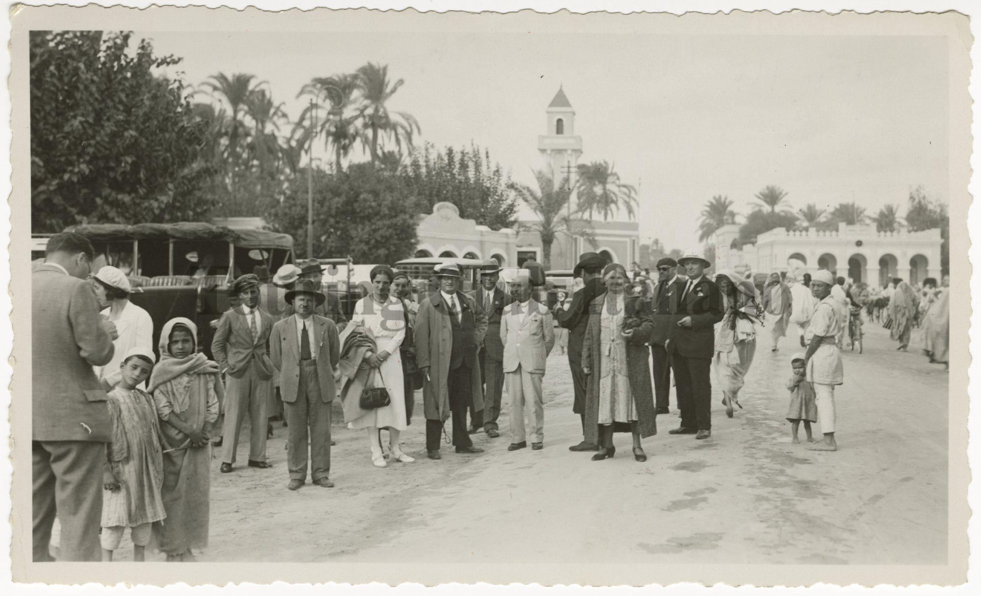Gli escursionisti a Suk el-Giuma, 1931