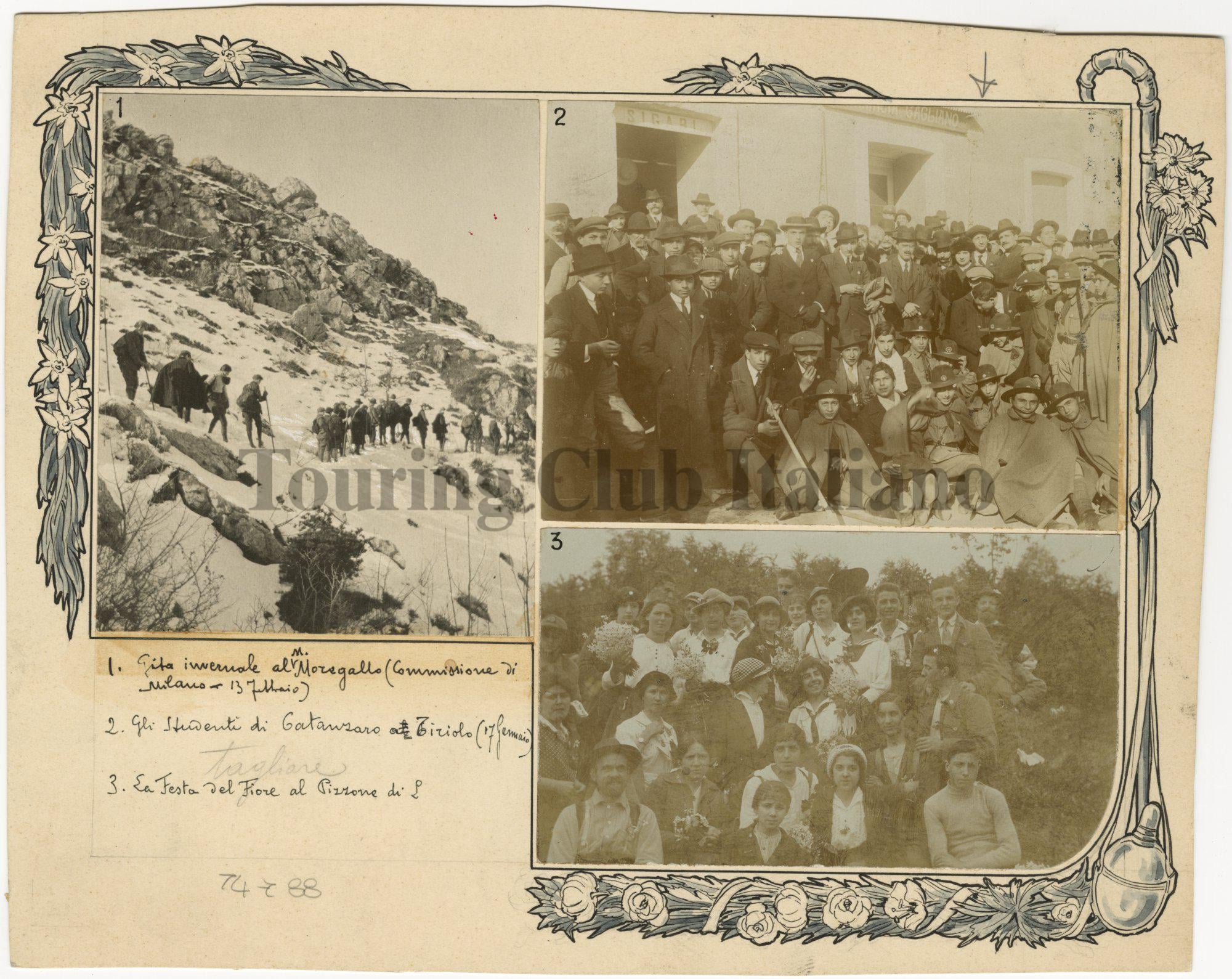 Prime gite scolastiche, 1917-1925