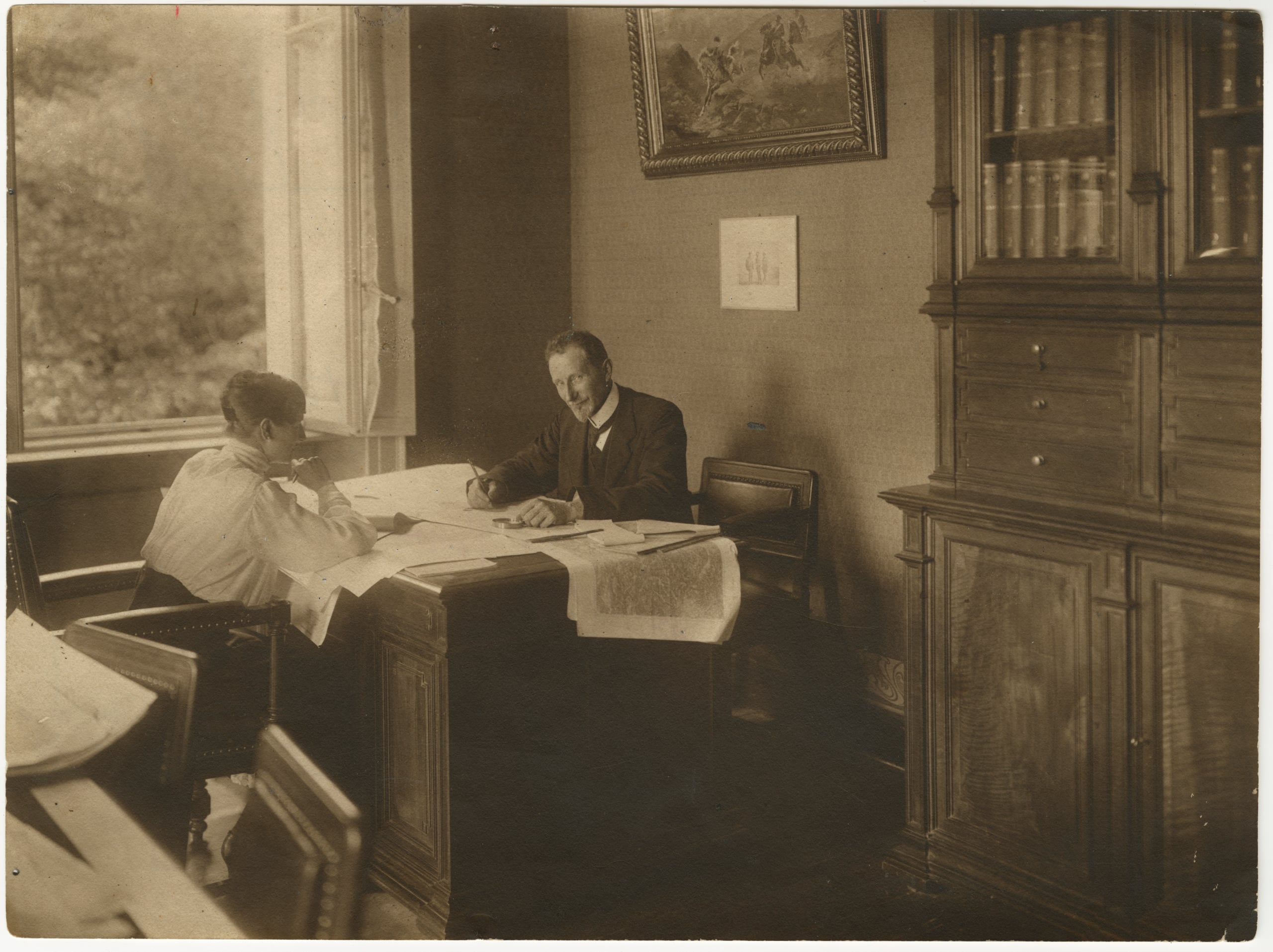 Luigi Vittorio Bertarelli detta gli itinerari della Guida d'Italia alla segreteria Lena Papa, 1912