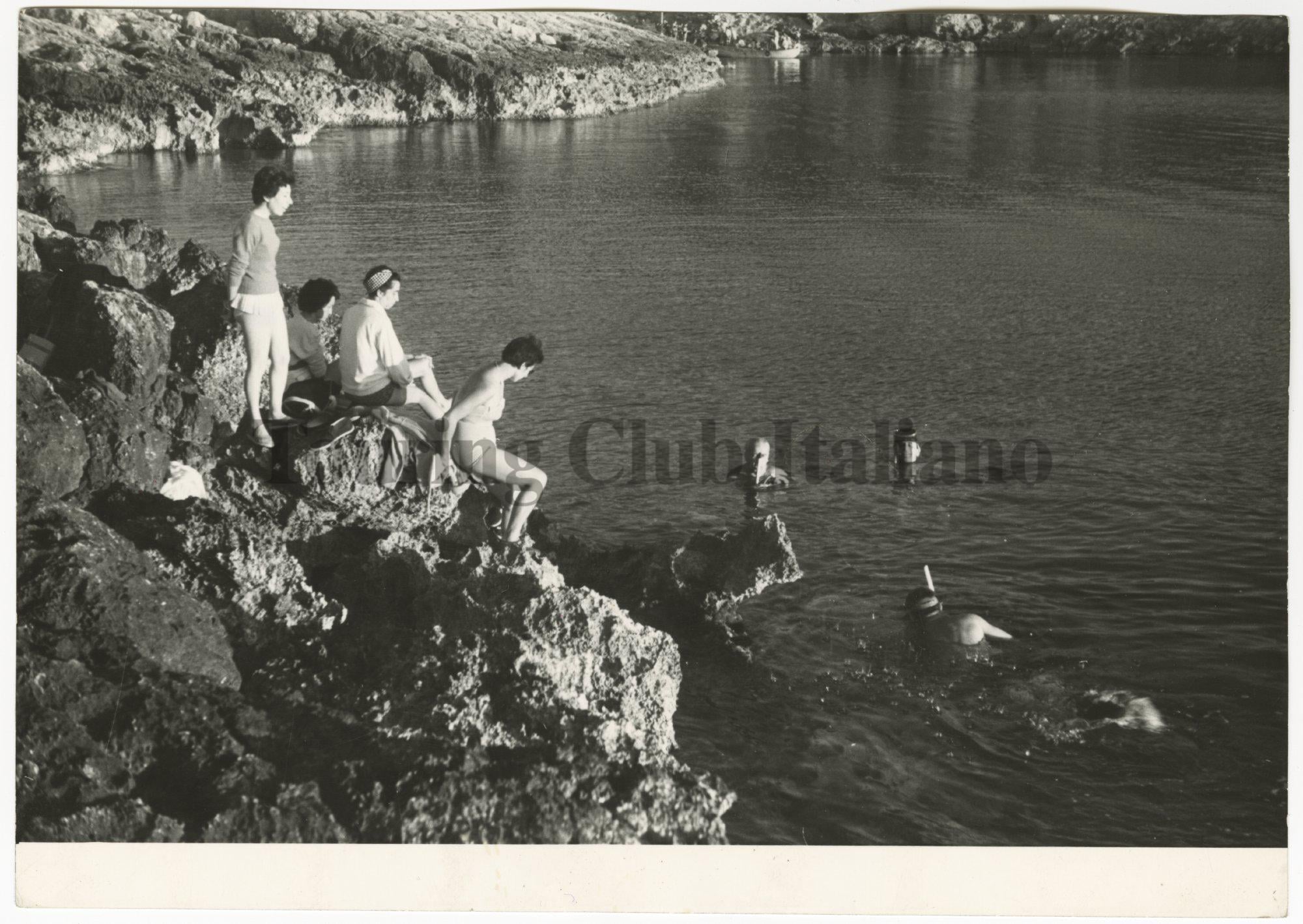Villaggio del Touring alle Isole Tremiti: Cala degli Inglesi, 1959