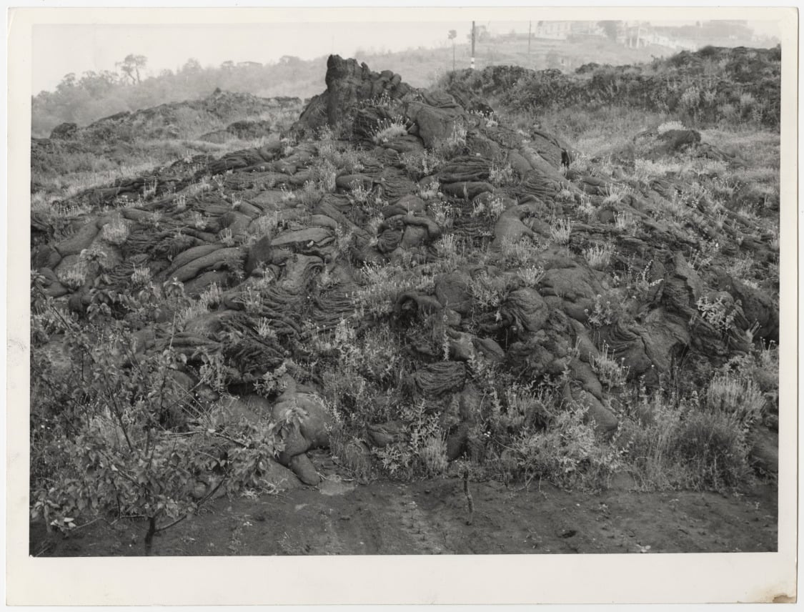 Paesaggio lavico sulle pendici del Vesuvio, ca. 1960