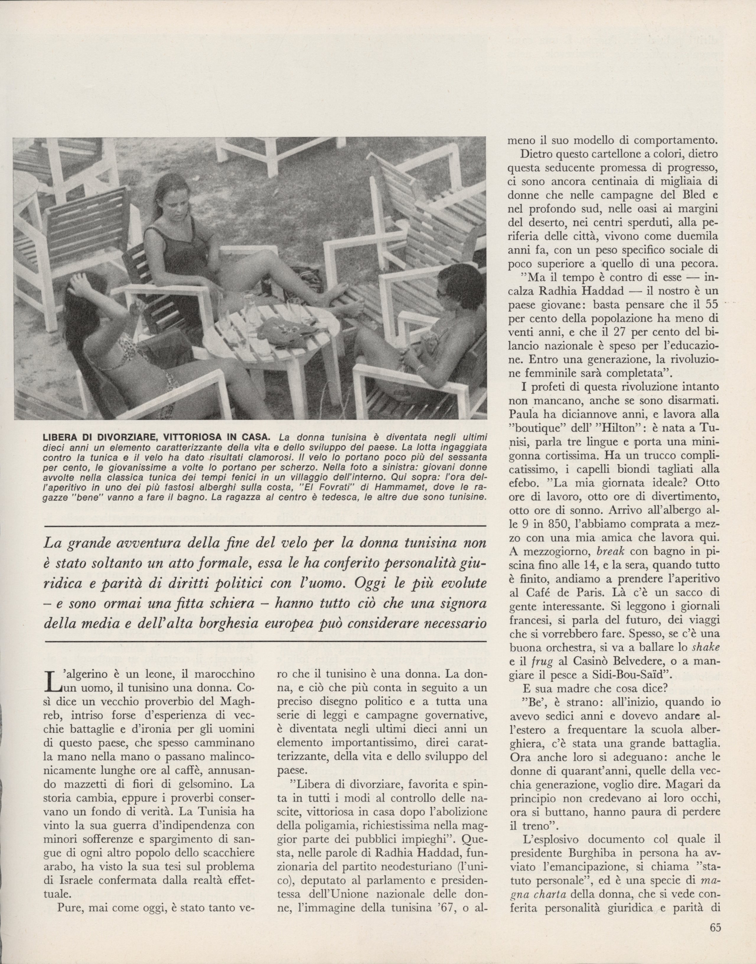 Le Vie d'Italia e del Mondo, gennaio 1968, pp. 64-68