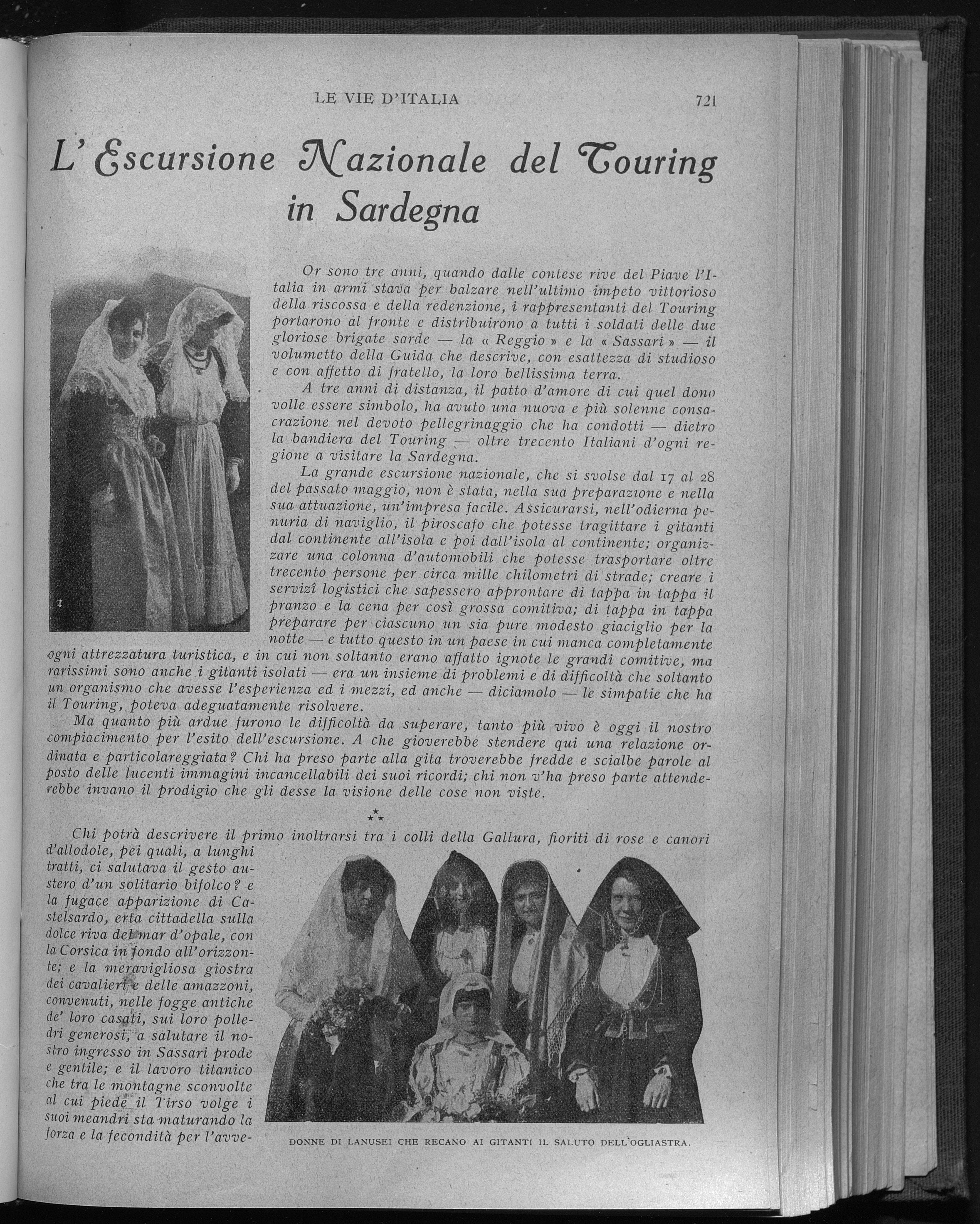 Le vie d'Italia, luglio 1921, p. 721
