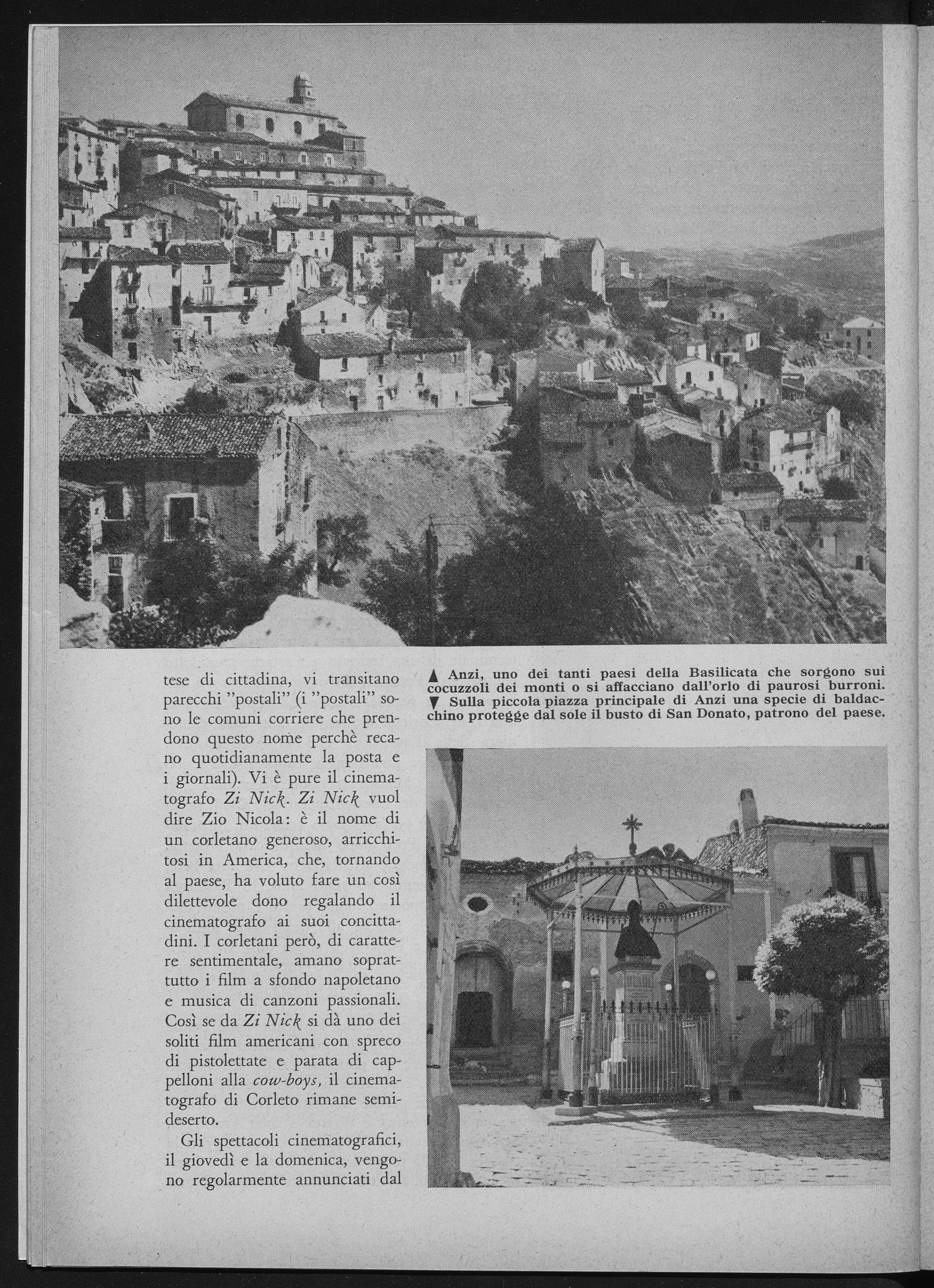 Renato Albanese, Viaggio in Basilicata, Vie d'Italia, ottobre 1956, pp. 1249-1259