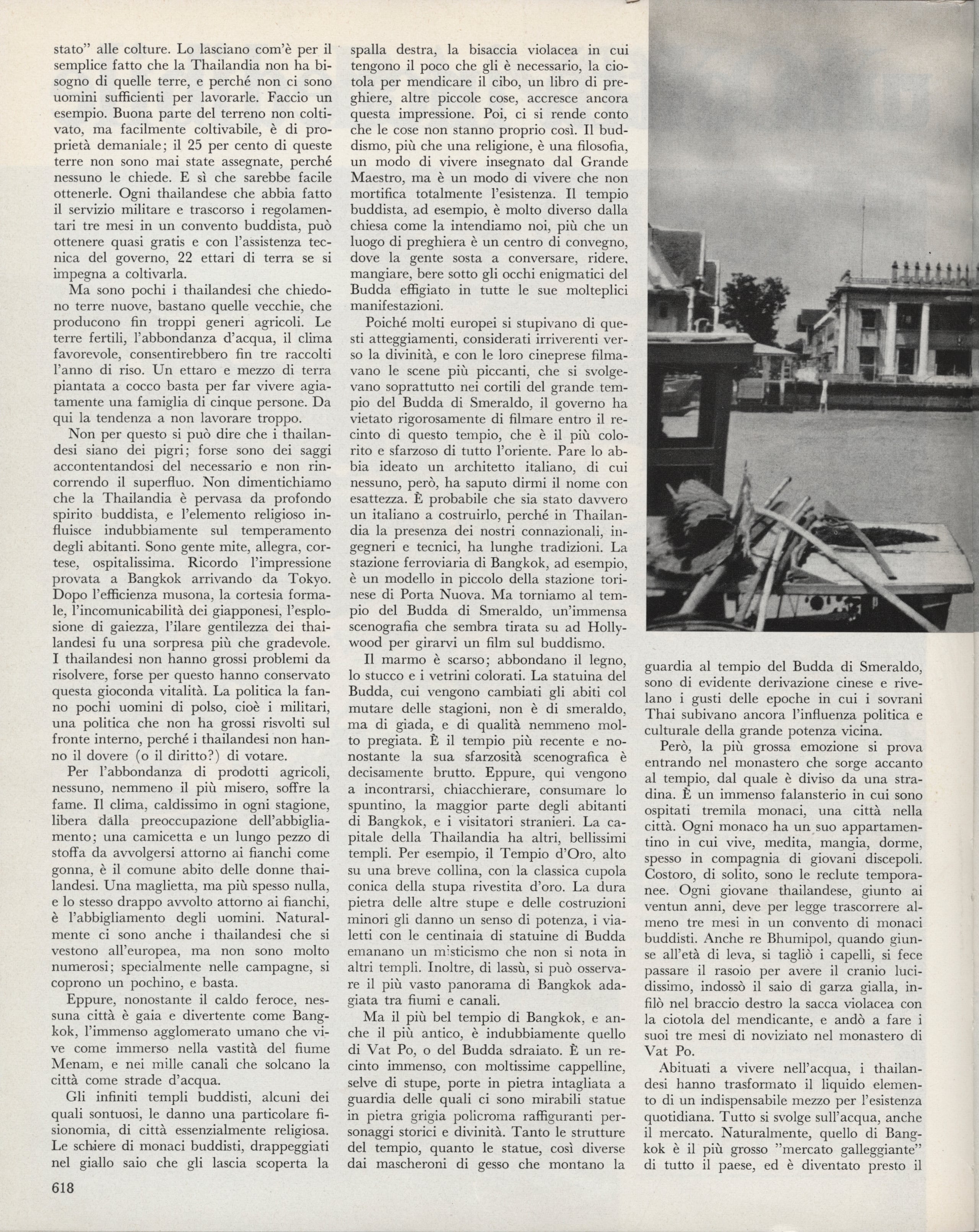 Bangkok: una città incredibile, Le Vie d'Italia e del mondo, luglio 1968, pp. 616-621