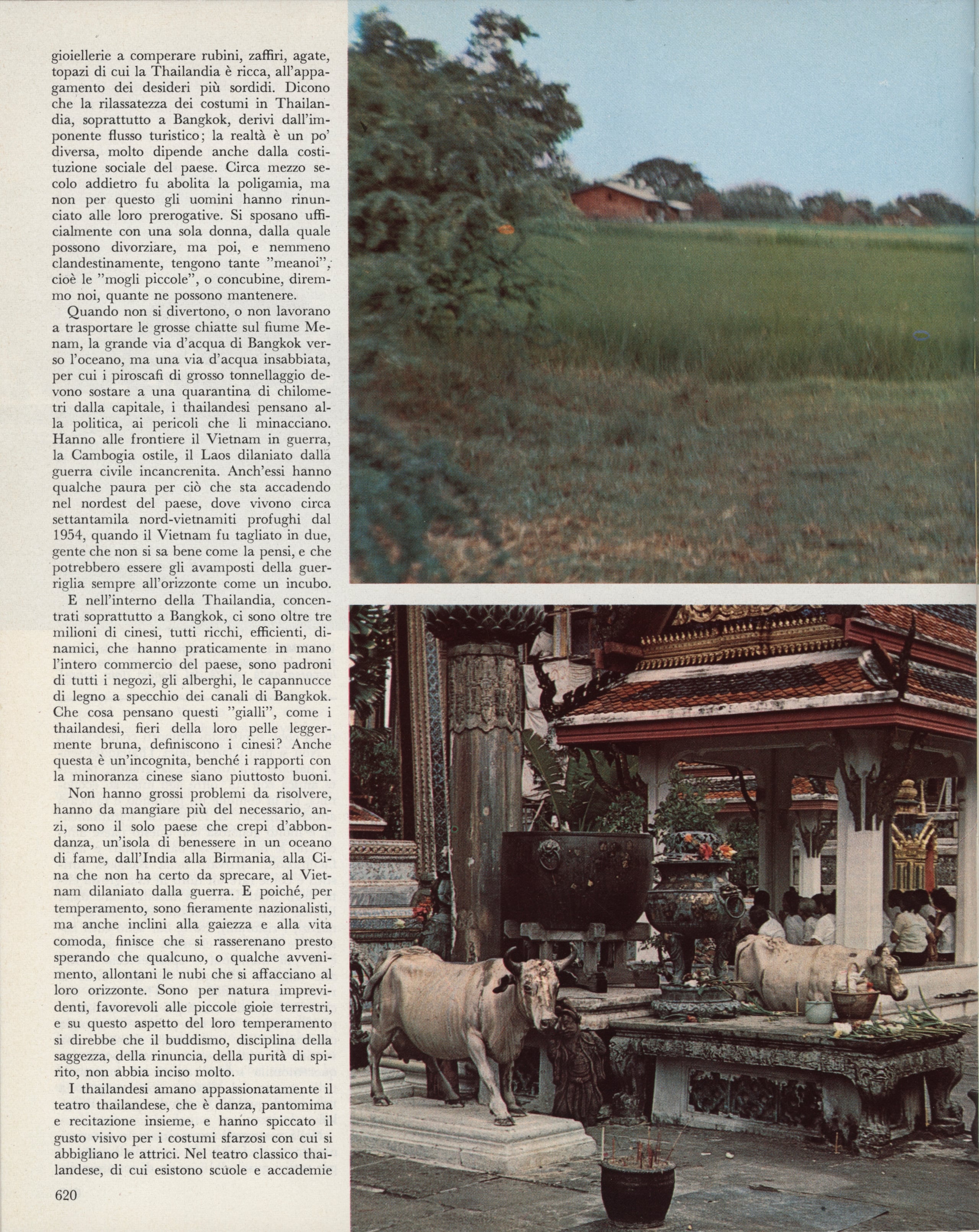 Bangkok: una città incredibile, Le Vie d'Italia e del mondo, luglio 1968, pp. 616-621