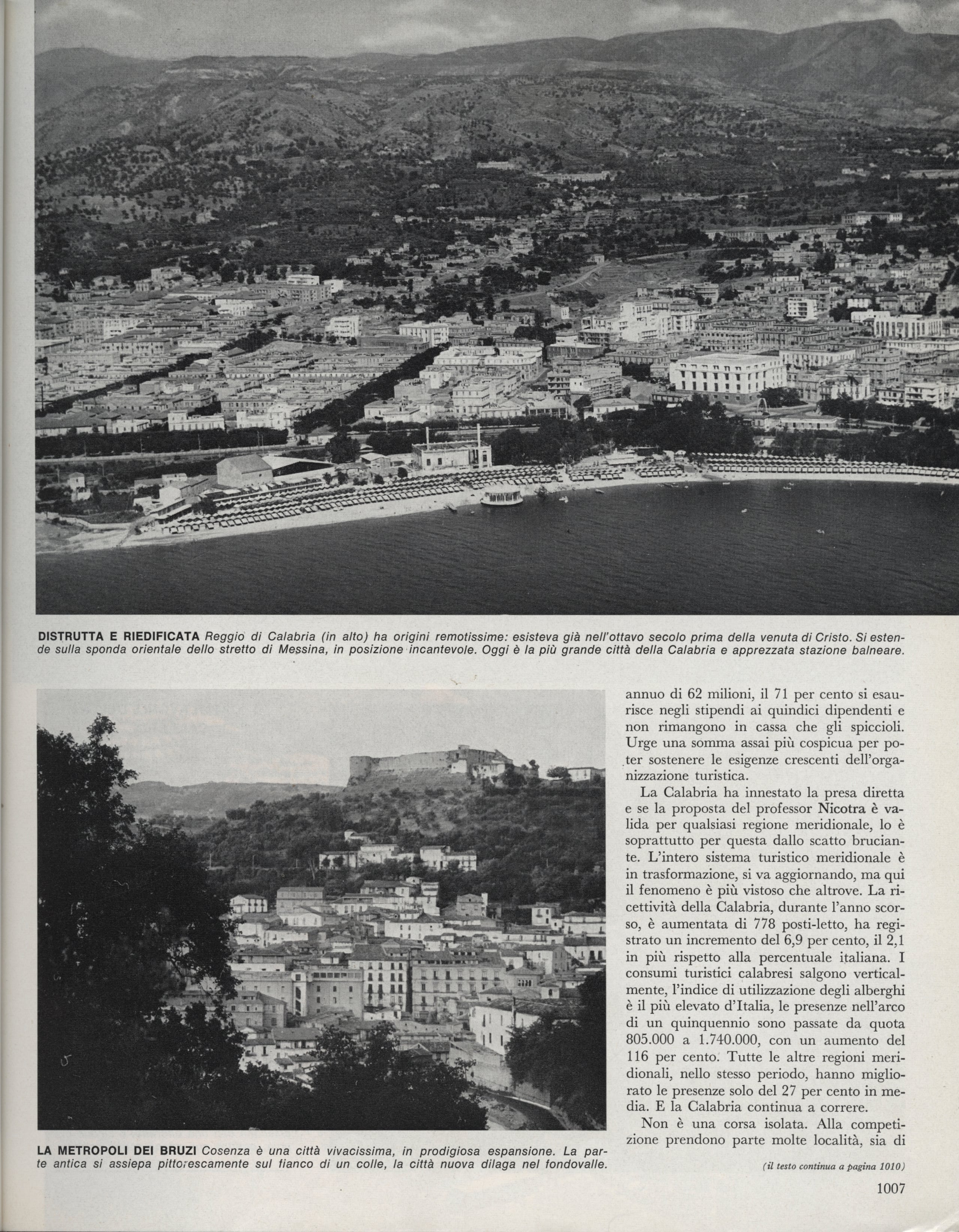 La Calabria è già in orbita, Le Vie d'Italia e del mondo, novembre 1968, pp. 1004-1011