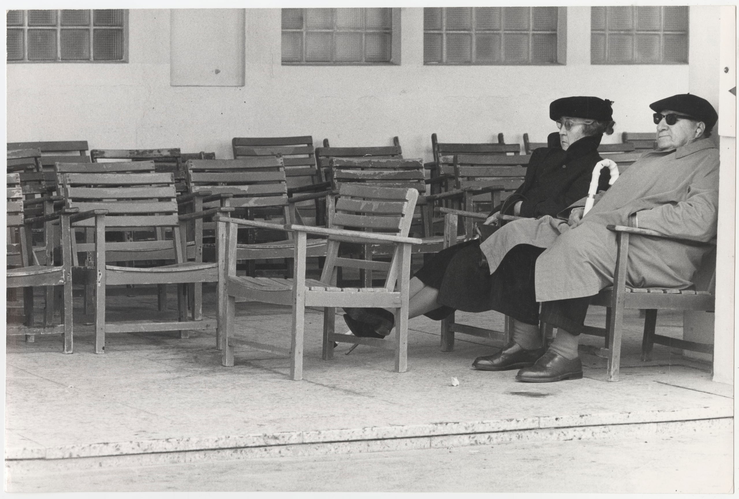 Francia, uno stabilimento balneare a Biarritz, Gianni Berengo Gardin, 1975
