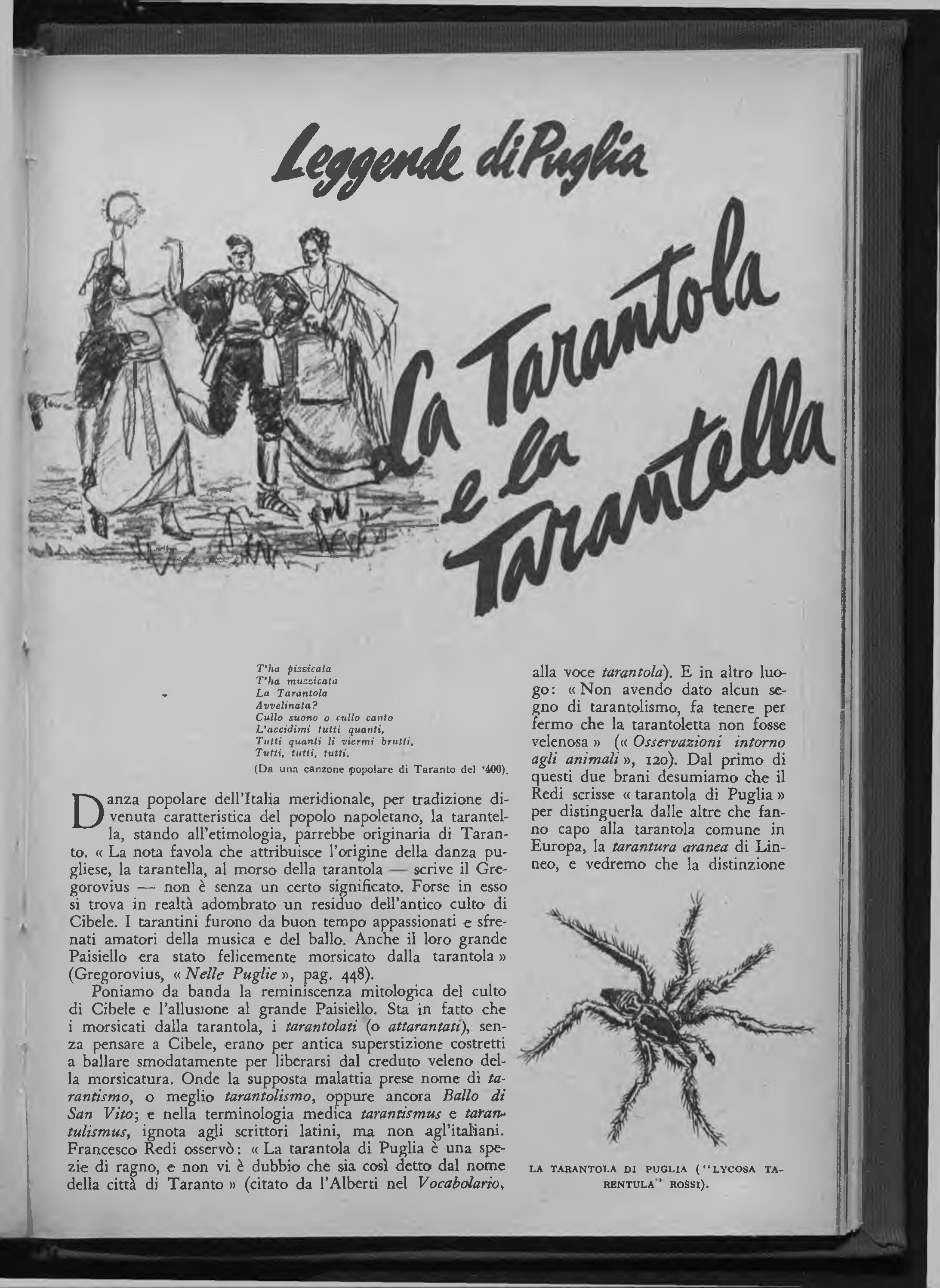 Un articolo pubblicato sulle Vie d'Italia, dicembre 1948