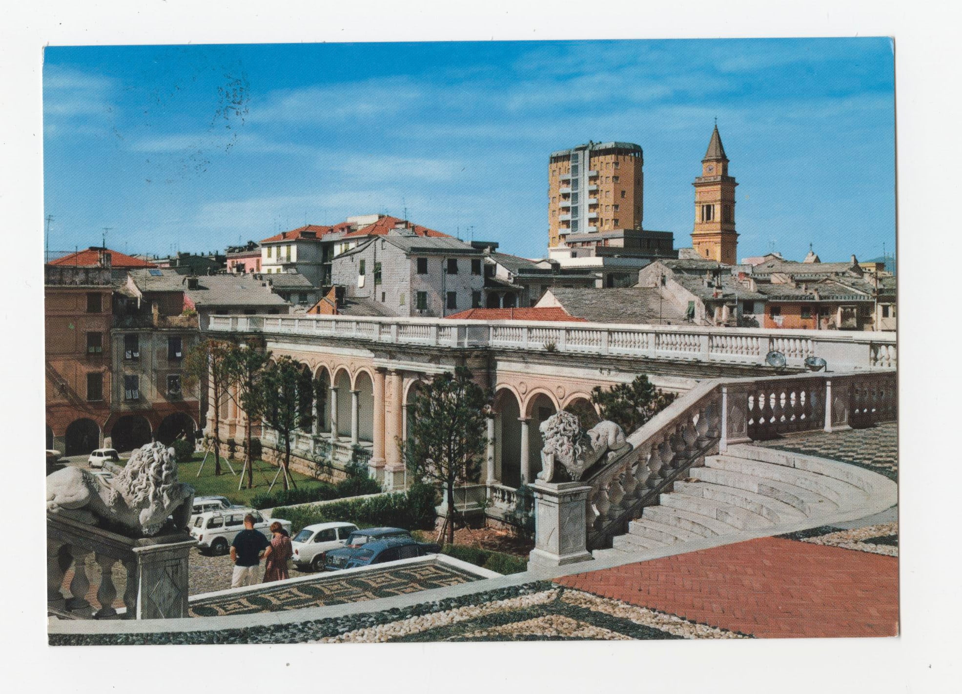 Veduta dalla Basilica di Santo Stefano a Lavagna, 1970