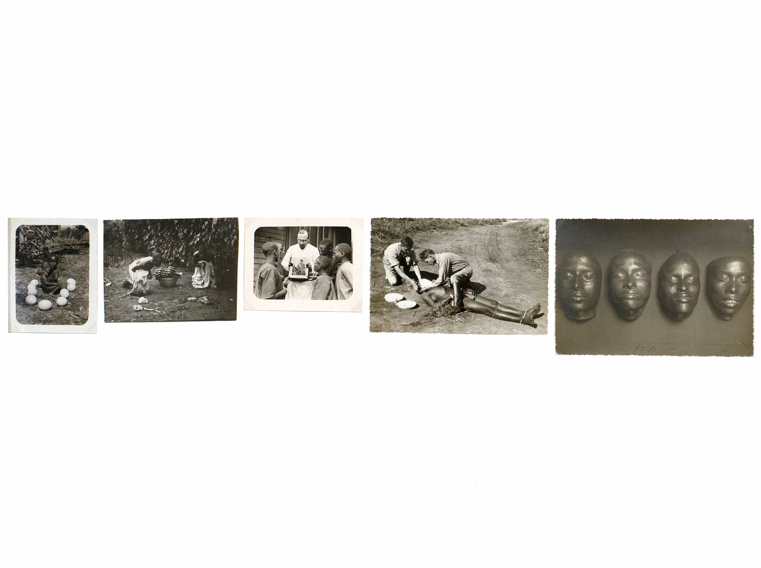 Una delle sequenze dell'ultima parete della mostra Immaginario