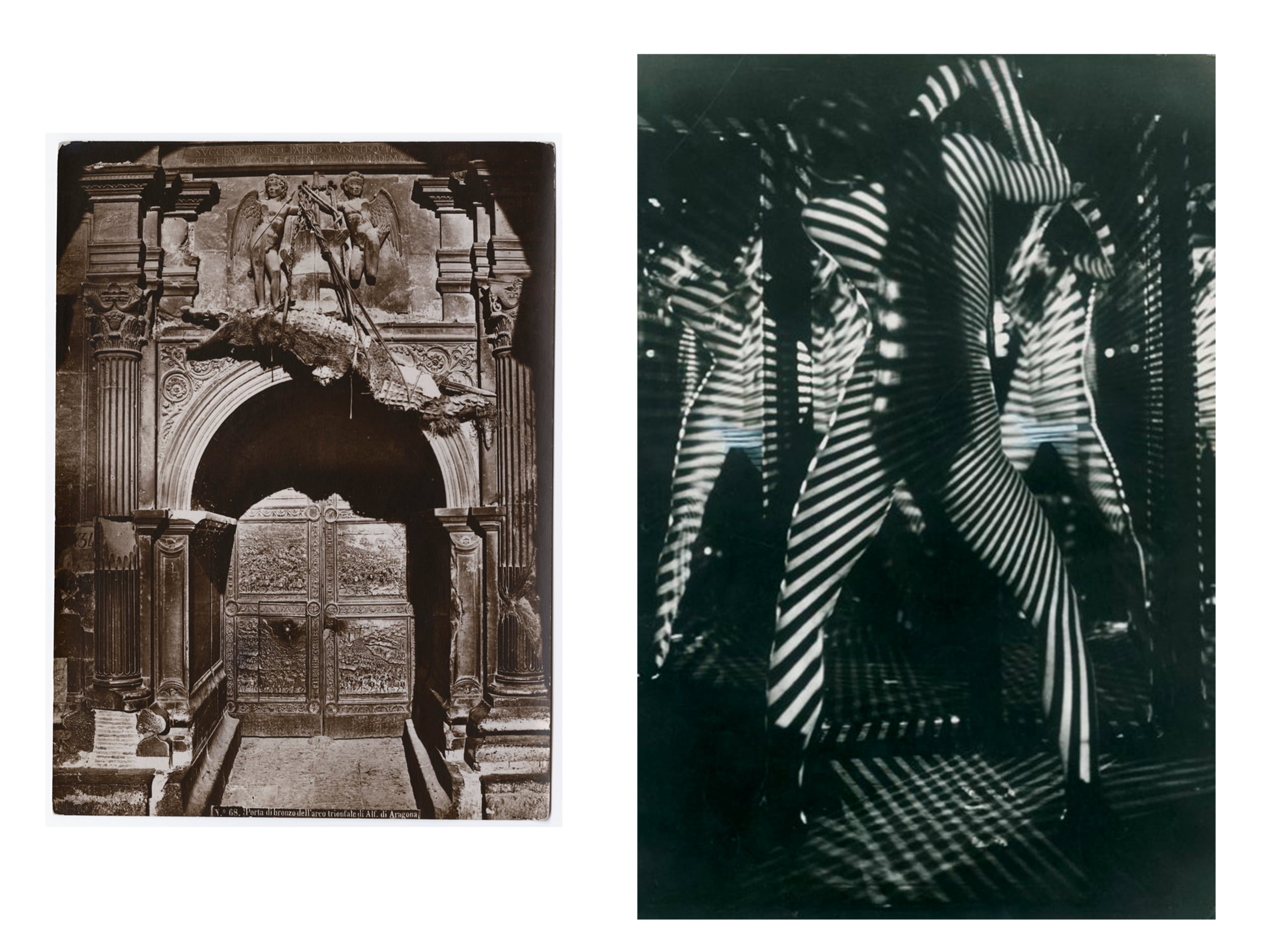 Immagini sospese e oniriche aprono e chiudono l'ultima sequenza in mostra