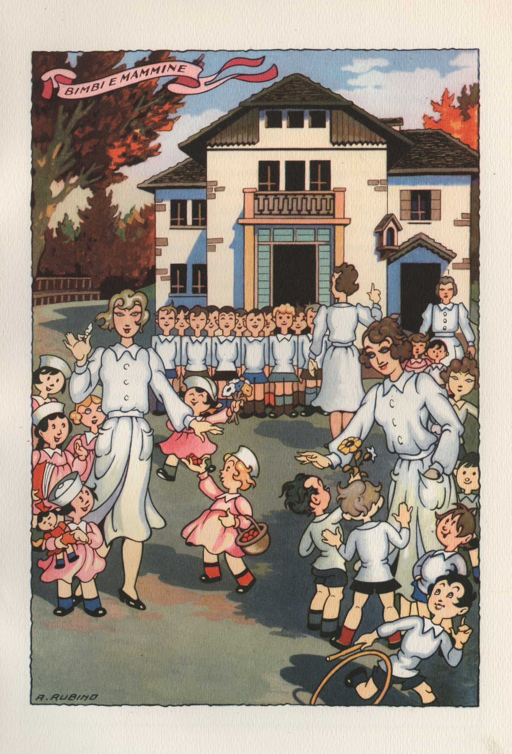 Il sogno di tre betulle, una favola illustrata sul Villaggio Alpino