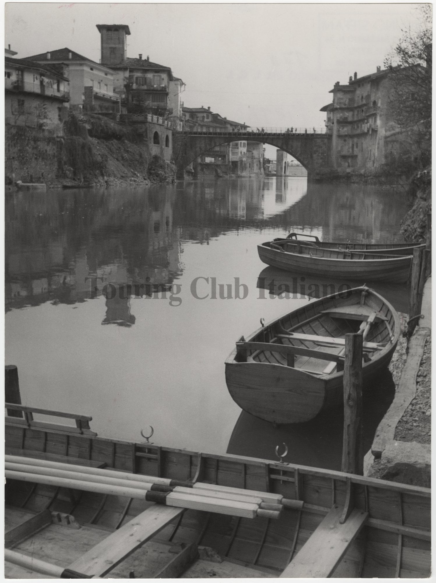 Veduta di Ponte San Pietro, 1950