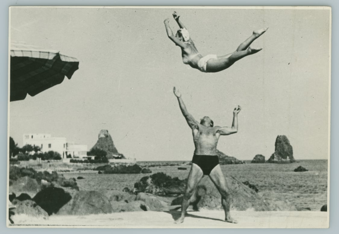 Veduta dal Lido dei Ciclopi, ca. 1950